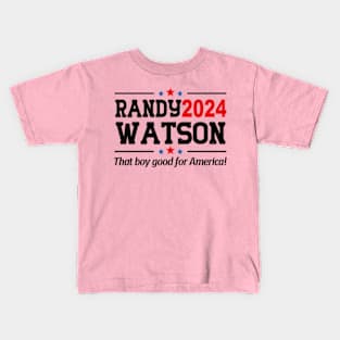 RANDY WATSON 2024 ELECTION Kids T-Shirt